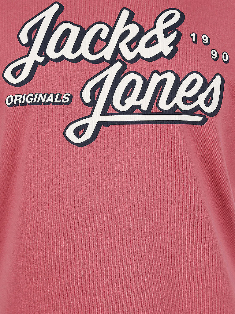 JACK & JONES | T-Shirt Relaxed Fit JORREGGIE  | rot