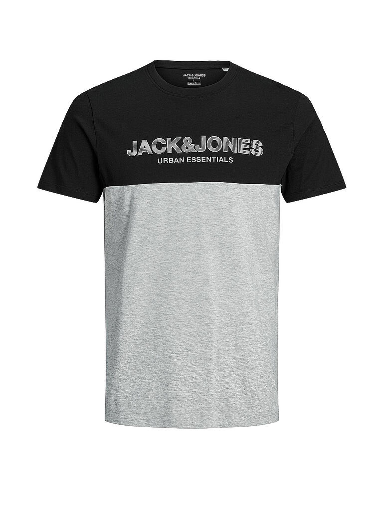 JACK & JONES | T-Shirt Slim Fit JJEURBAN  | schwarz