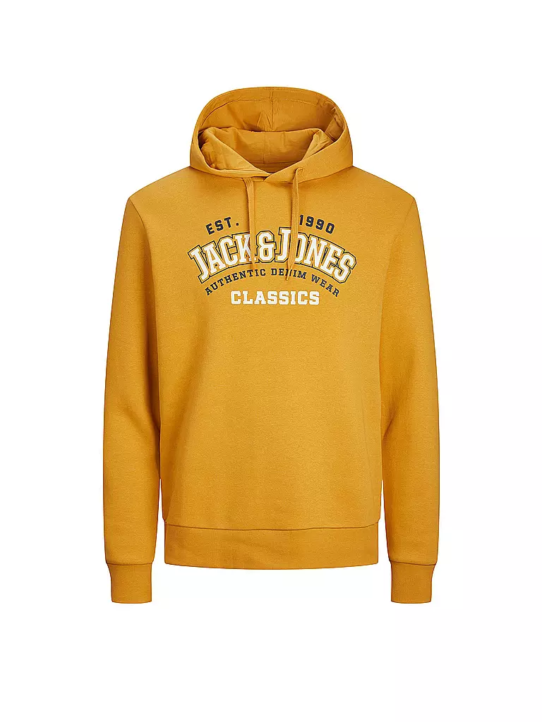 JACK & JONES Herren Hoodie Mit Logo - Warmer Kapuzenpullover Aus Weichem Fleece