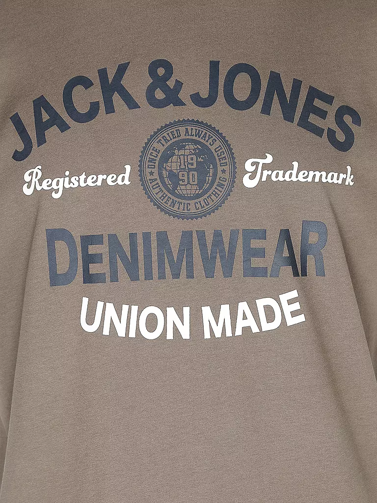 JACK & JONES Heren T-shirt 3-pack Logo Ronde Hals T-shirt, Set van 6 JACK & JONES Heren T-shirt 3-pack Logo Ronde Hals T-shirt, Set van 6