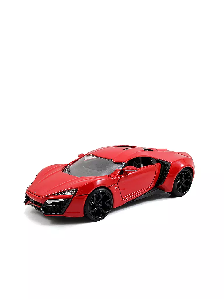 JADA Toys 1:24 Fast & Furious Lykan Hypersport Supercar Diecast Model - Red (#97377)