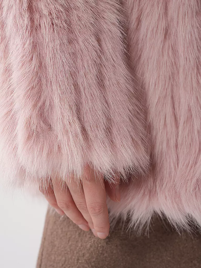 JAKKE | Jacke in Felloptik ROSEMARY | rosa