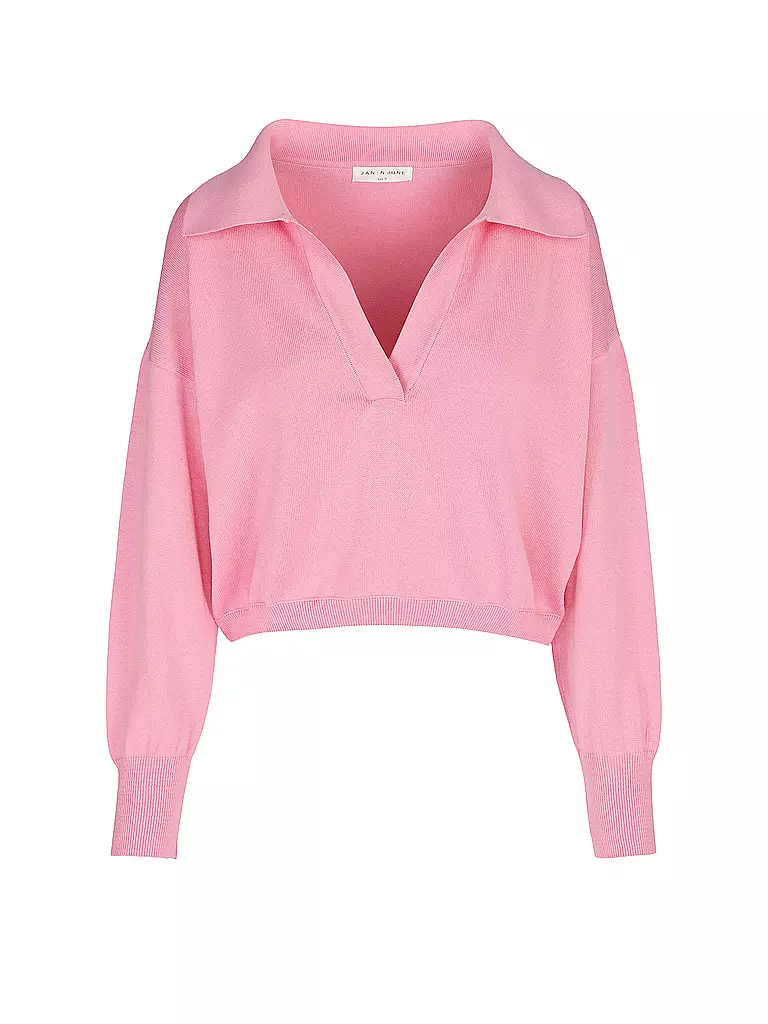 JAN N JUNE | Pullover Cropped Almada | rosa