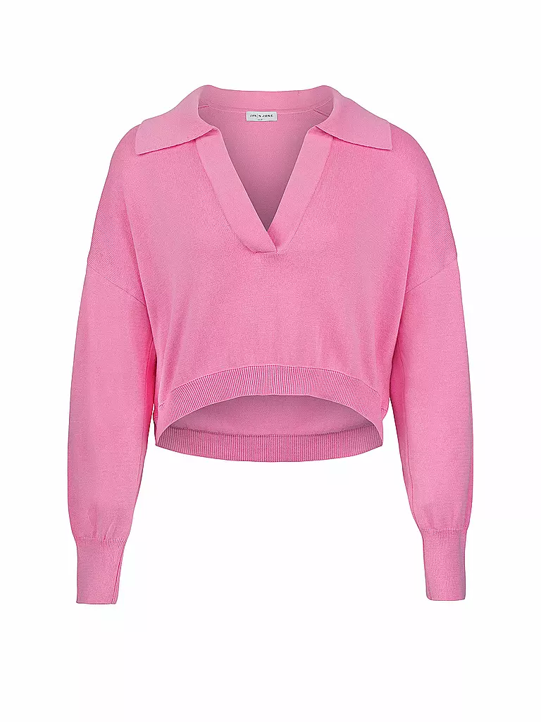 JAN N JUNE | Pullover Cropped Almada | rosa