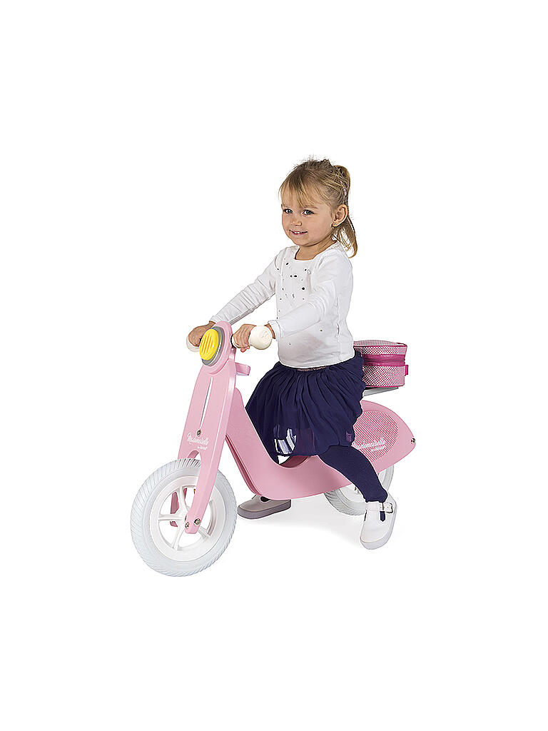 JANOD | Laufrad Holz gross Scooter Mademoiselle | rosa