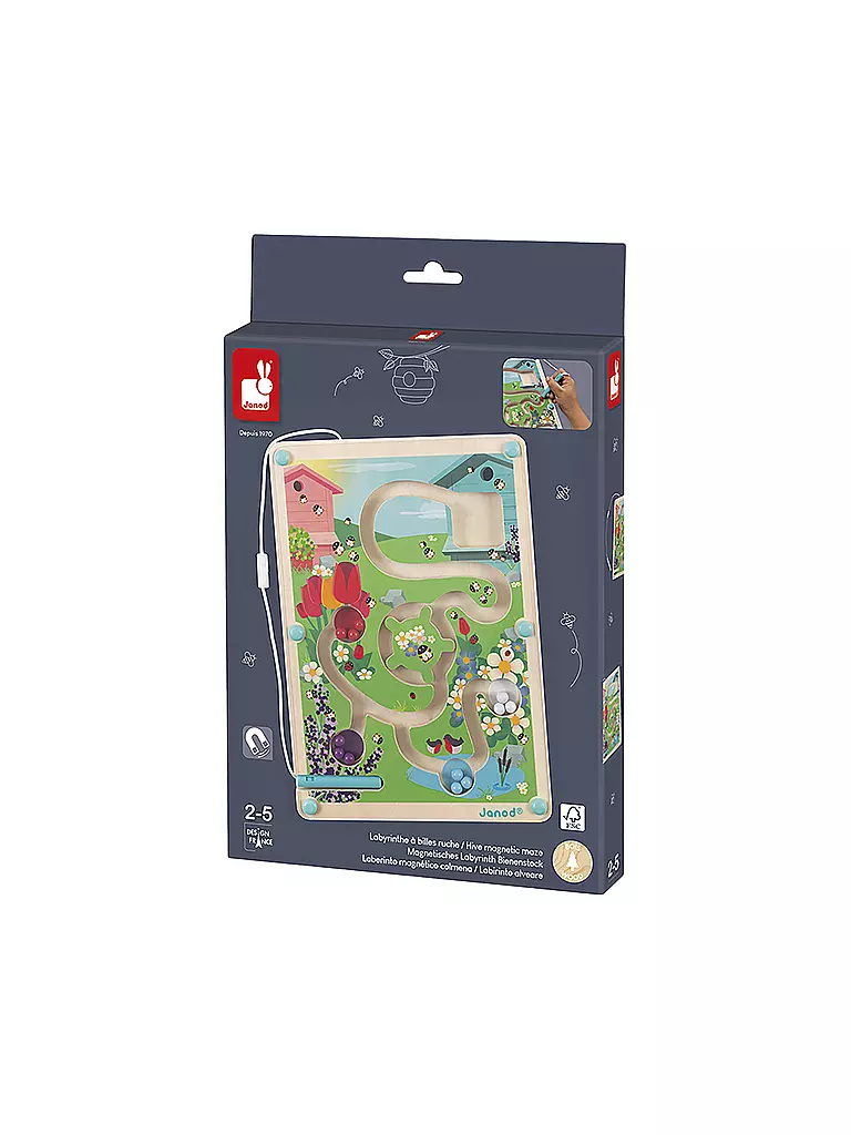JANOD | Magnetisches Labyrinth Bienenstock | keine Farbe