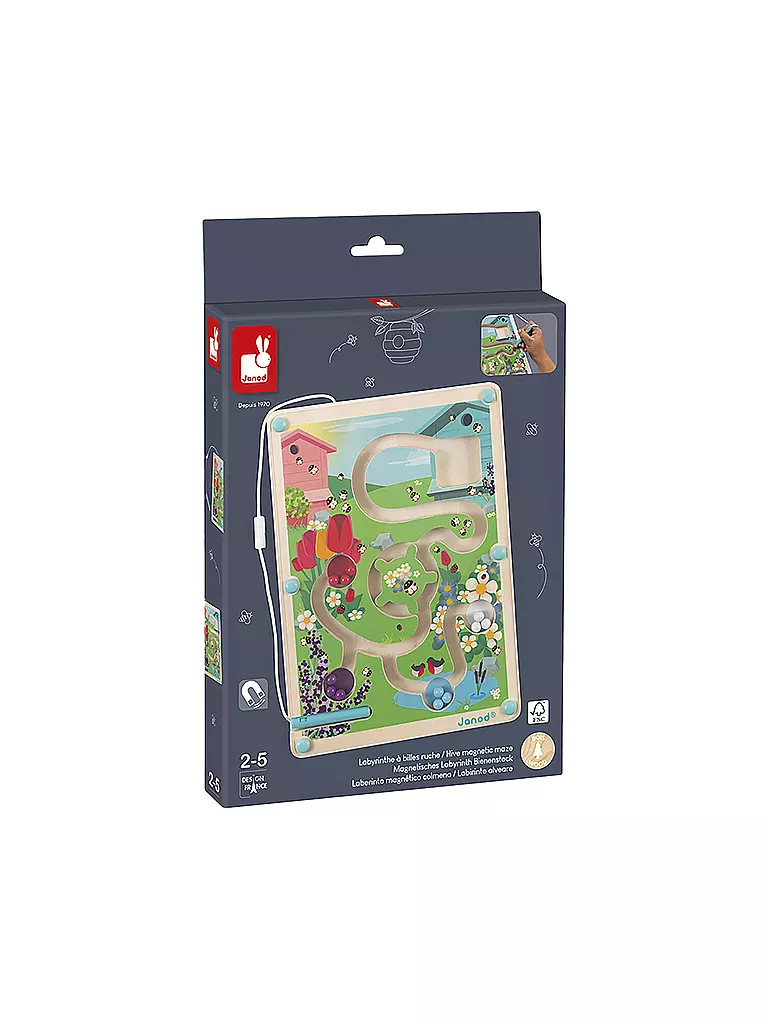 JANOD | Magnetisches Labyrinth Bienenstock | keine Farbe