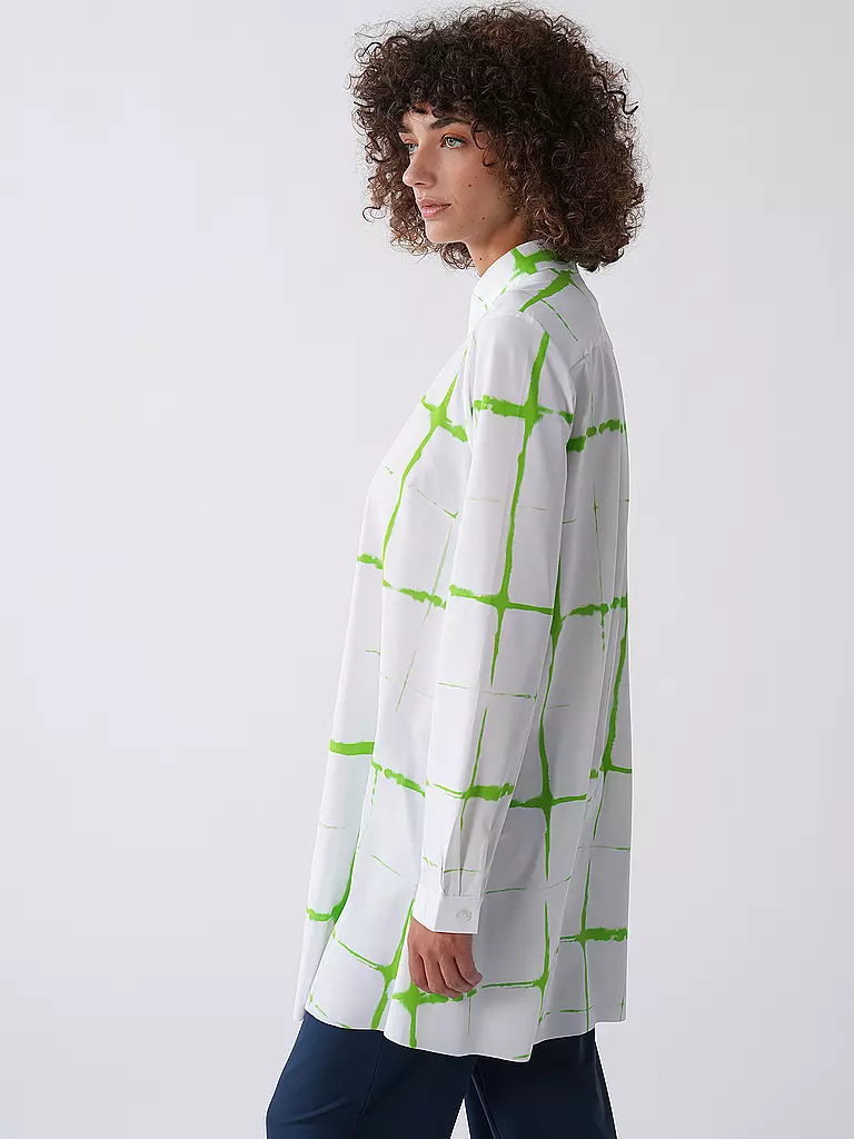JAPAN TKY | Bluse EMI CHECK | weiss