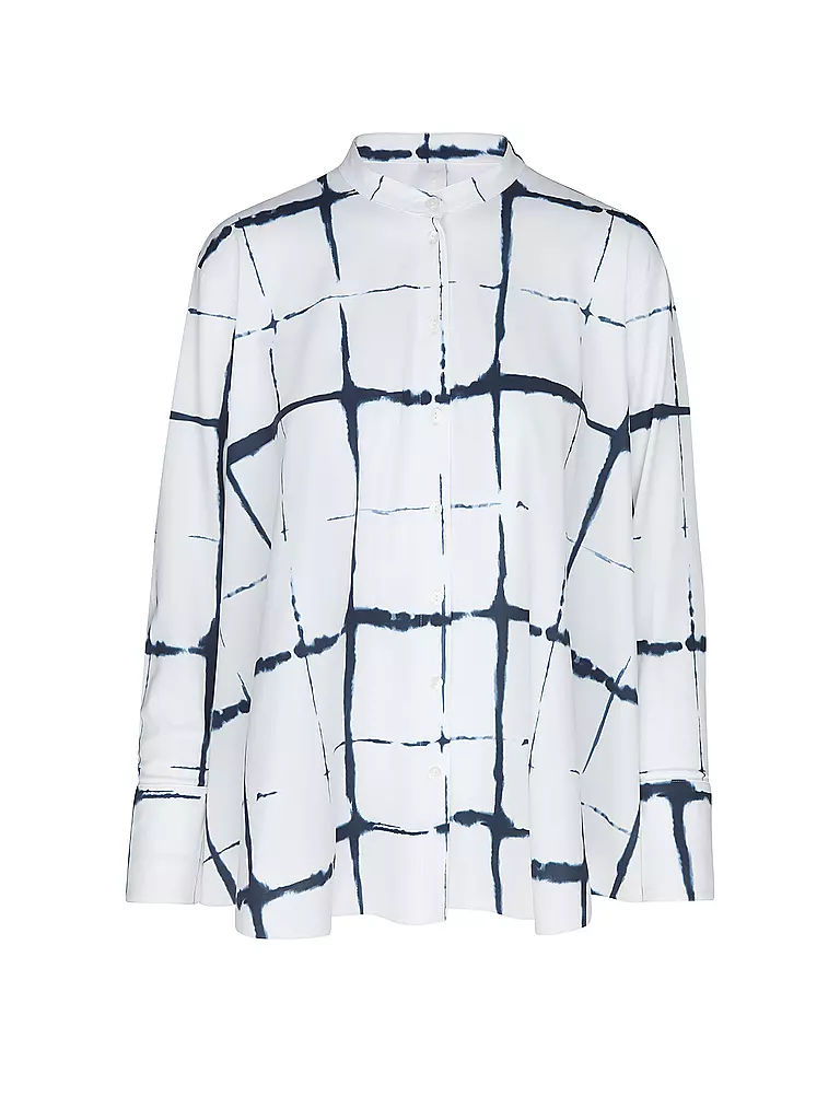 JAPAN TKY | Bluse MODY CHECK | weiss