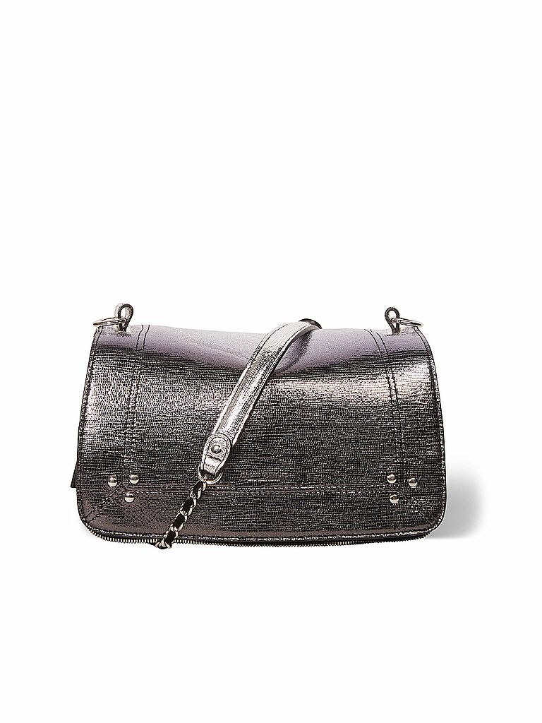 JEROME DREYFUSS Ledertasche - Umhängetasche BOBI silber