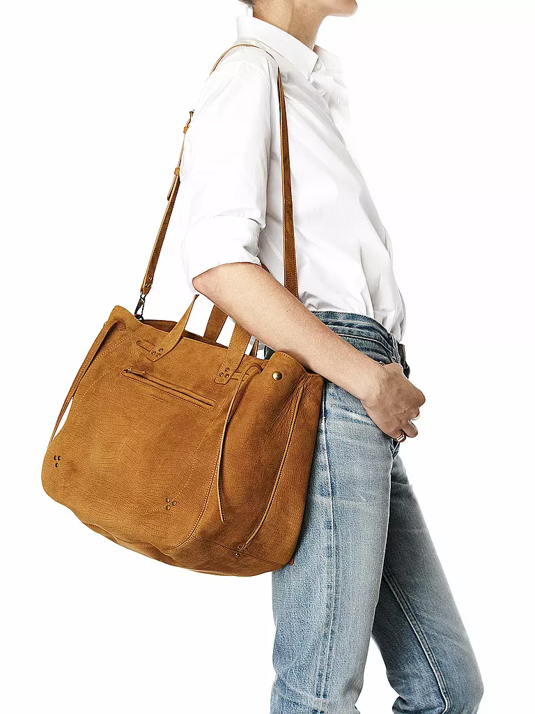 JEROME DREYFUSS | Ledertasche - Henkeltasche MARIUS | camel