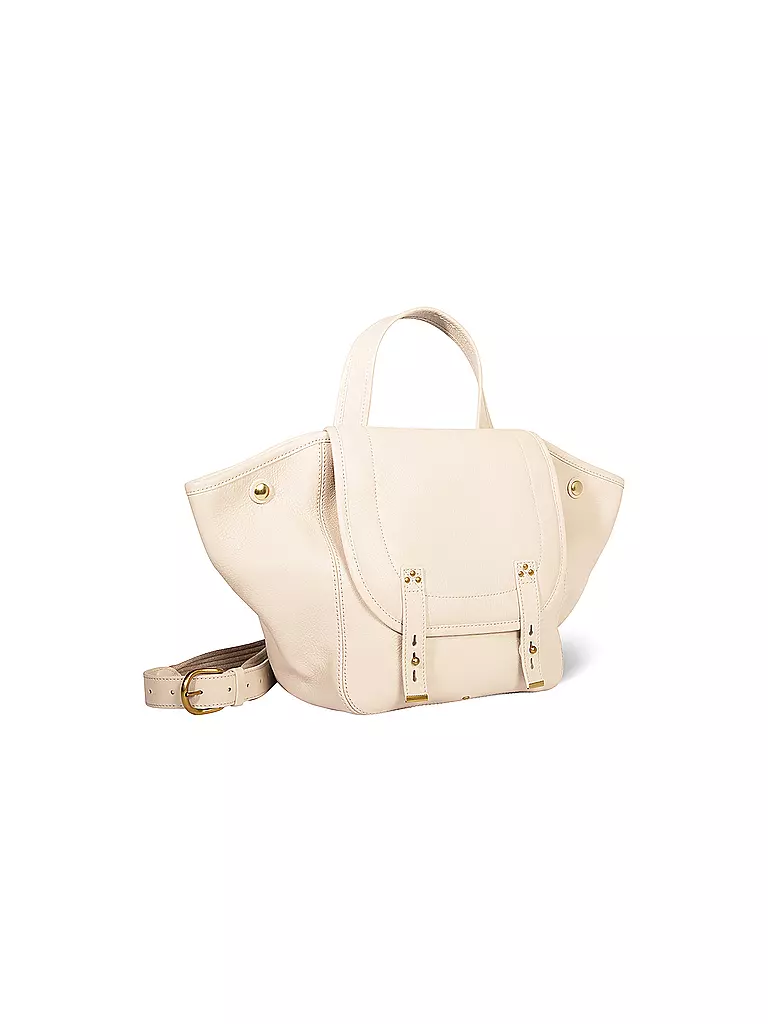 JEROME DREYFUSS | Ledertasche - Henkeltasche STAN PANIER Medium | creme