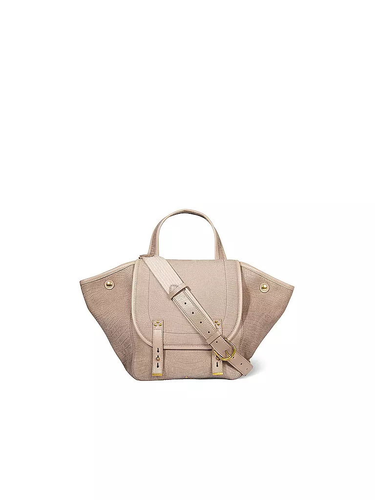 JEROME DREYFUSS | Ledertasche - Henkeltasche STAN PANIER Medium | grau