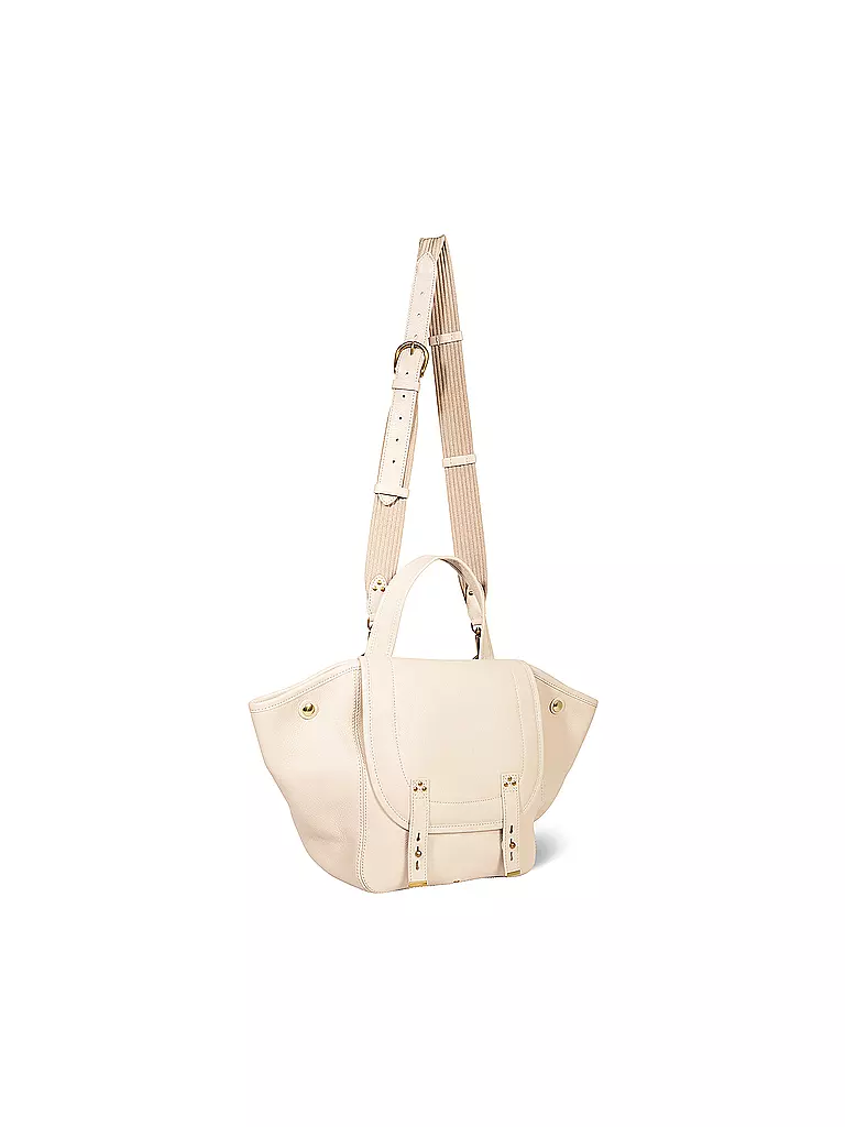 JEROME DREYFUSS | Ledertasche - Henkeltasche STAN PANIER Medium | creme