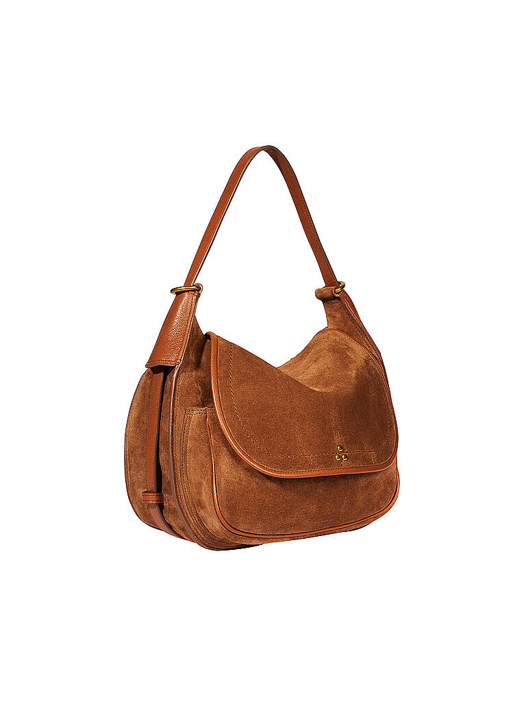 JEROME DREYFUSS | Ledertasche - Hobo Bag PHILIPPE | braun