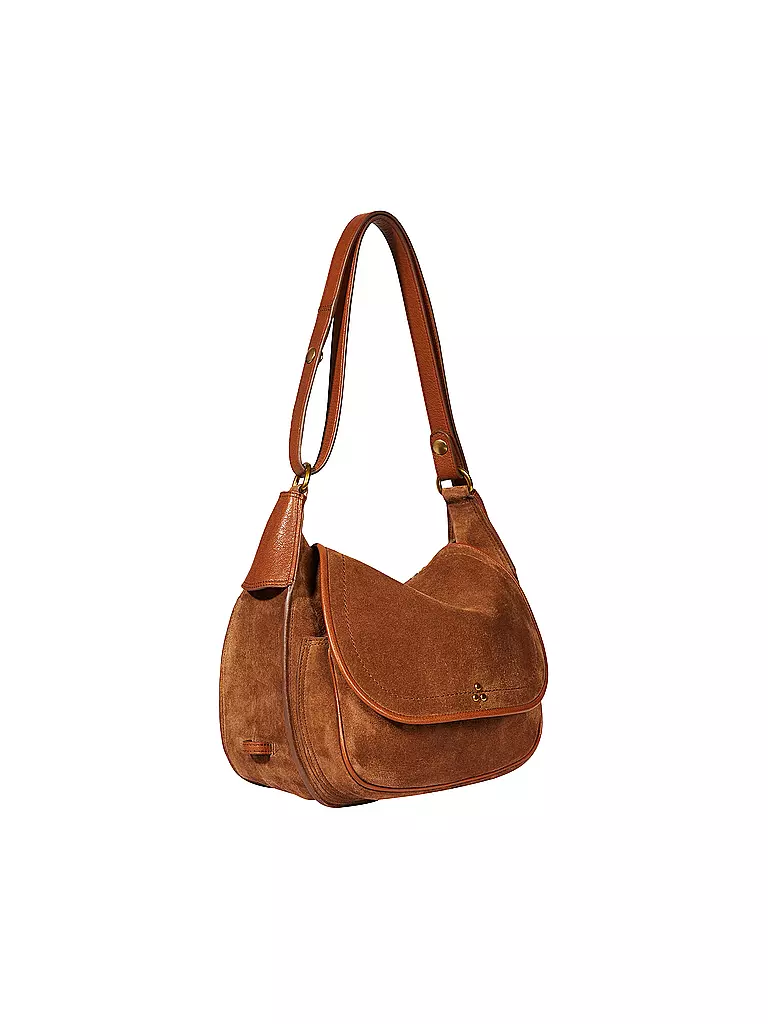 JEROME DREYFUSS | Ledertasche - Hobo Bag PHILIPPE | braun