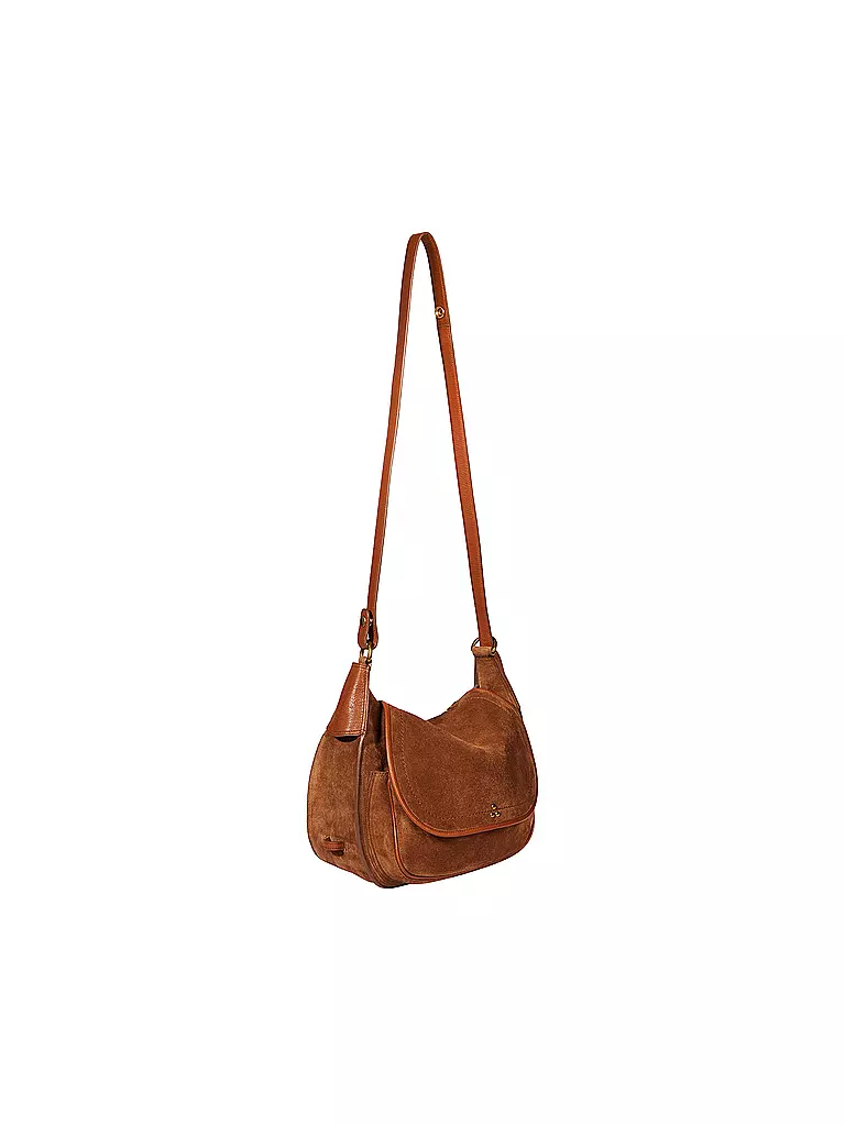 JEROME DREYFUSS | Ledertasche - Hobo Bag PHILIPPE | braun