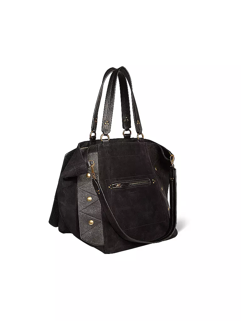 JEROME DREYFUSS | Ledertasche - Shopper ROGER | schwarz