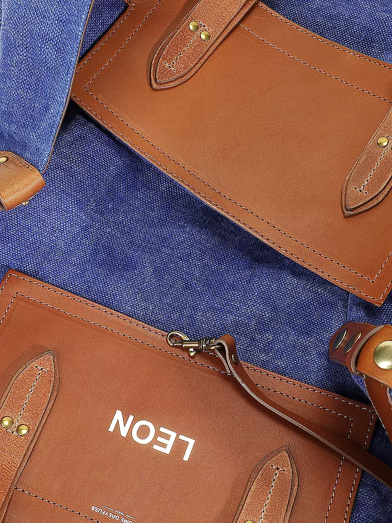 JEROME DREYFUSS | Leinentasche - Shopper LEON Large | gelb