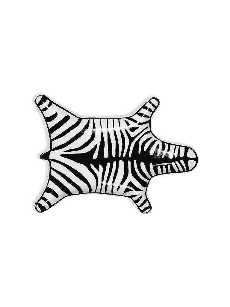 JONATHAN ADLER | Schale ZEBRA 15x11cm Black / White | schwarz