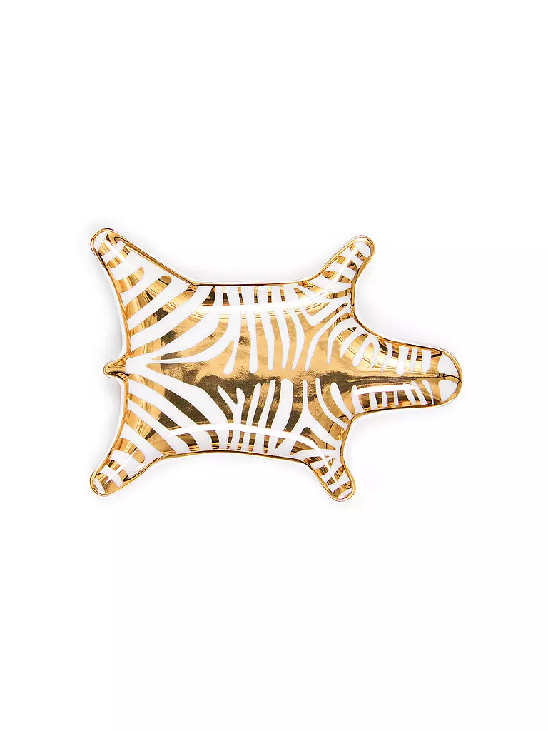 JONATHAN ADLER | Schale ZEBRA 15x11cm Gold | gold