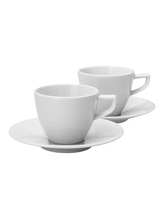 JOOP | Espressotasse mit Untertasse 2er 0,08l Single Cornflower Weiss