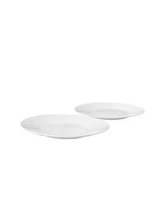JOOP | Speiseteller 2er Set 19cm Faded Cornflower Weiss