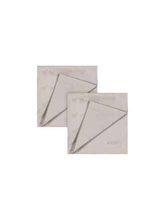 JOOP | Servietten 2er Set Faded Cornflower 50x50cm Sand
