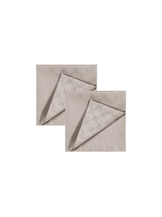 JOOP | Servietten 2er Set Cornflower 50x50cm Sand