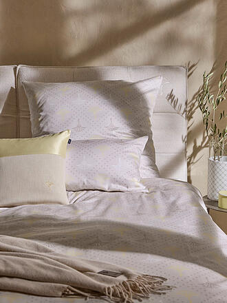JOOP | Satin-Bettwäsche CORNFLOWER CHARM 70x90 / 140x200cm Vanilla