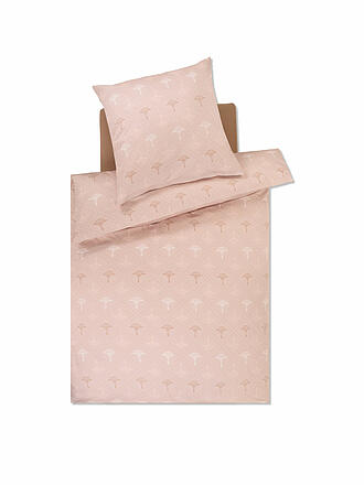 JOOP | Satin-Bettwäsche CORNFLOWER CHARM 70x90 / 140x220cm Nude