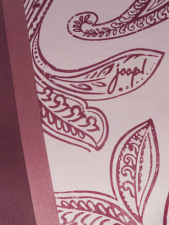 JOOP | Biancheria da letto in raso PAISLEY STRIPES 70x90cm/140x200cm Rosso scuro