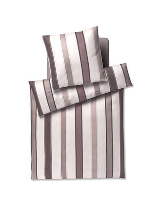 JOOP | Satin Bettwäsche Banks 70x90cm/140x200cm Stone 
