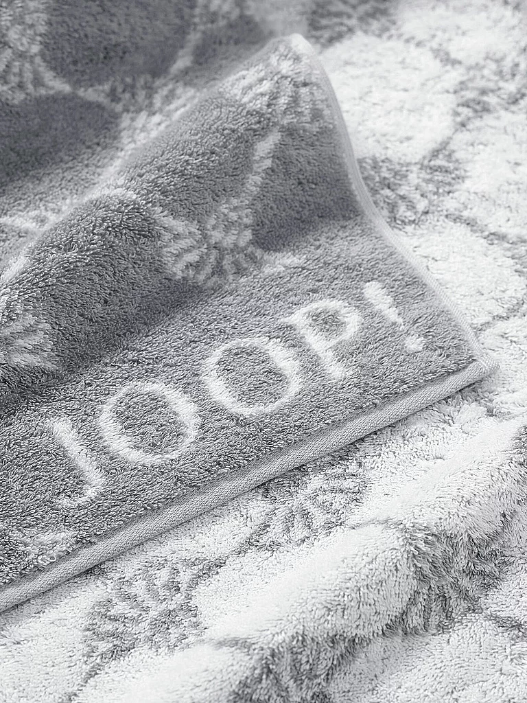 JOOP Serviette de sauna Cornflower 80x200cm (argent) gris