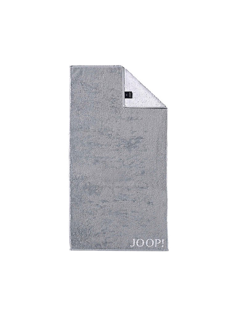 JOOP Duschtuch Doubleface 80x150cm (Silber) grau