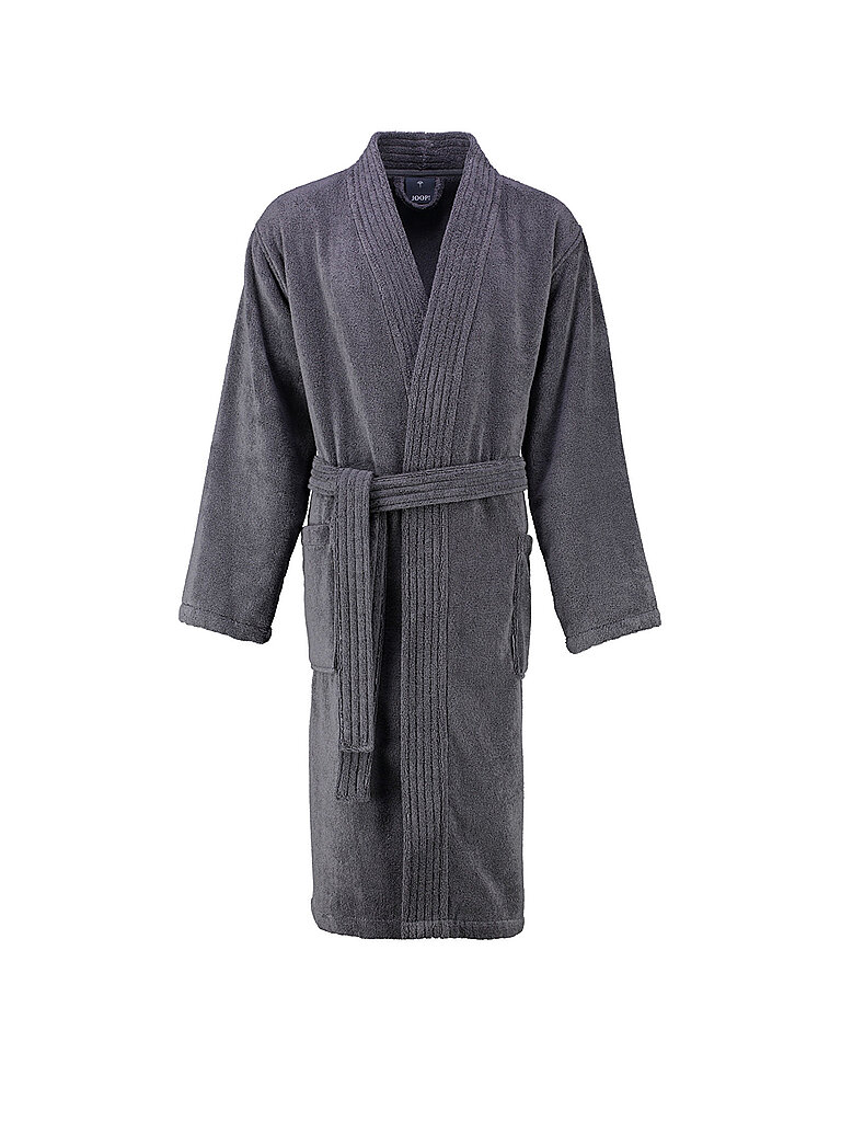 JOOP! Bademäntel Herren Kimono Anthrazit Größe 50   52 1 Stk