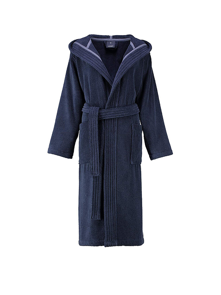 JOOP! Bademäntel Damen Bademantel mit Kapuze Blau Größe 40   42 1 Stk