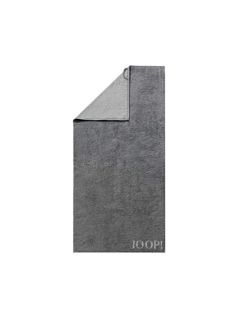 JOOP Duschtuch Doubleface 80x150cm (Anthrazit) grau