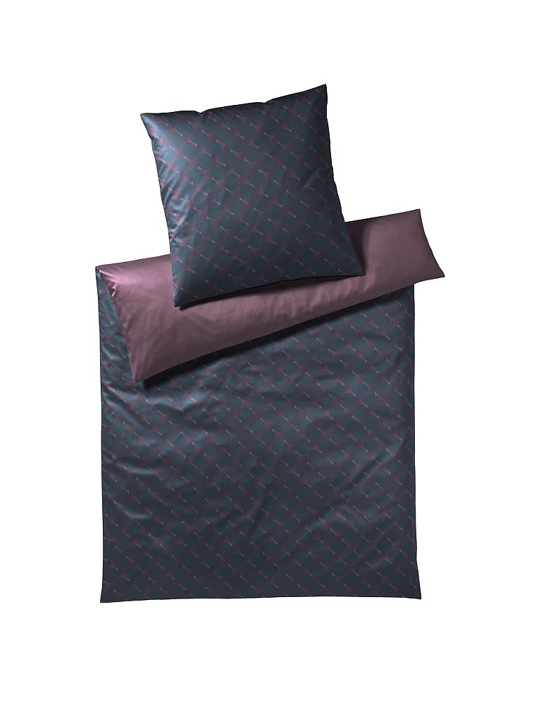 JOOP Satin-Bettwäsche Cornflower Double 70x90cm/140x220cm  blau