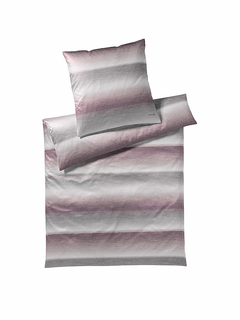 JOOP Satin-Bettwäsche Vague 70x90cm/140x200cm (Rosy Dawn) lila
