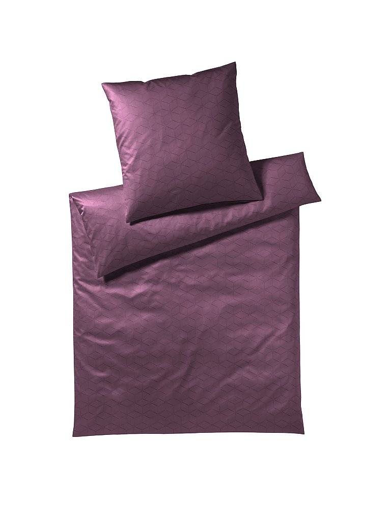 JOOP Satin-Bettwäsche Vision 70x90cm / 140x200cm (Shiny Plum) lila