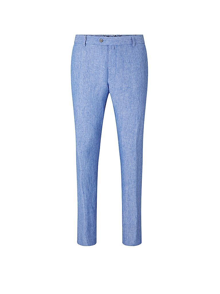 JOOP Leinen Anzughose Slim Fit Hank blau | 48