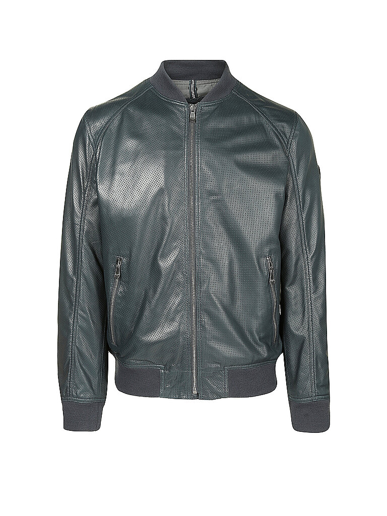 JOOP Lederjacke Excor   blau | 46