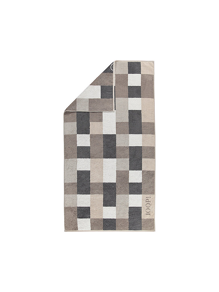 JOOP Duschtuch Infinity Mosaic 80x150cm Sand beige
