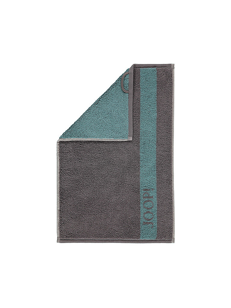 JOOP Gästetuch Infinity Doubleface 30x50cm Graphit grau