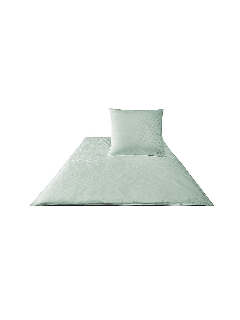 JOOP Linge de lit en satin Cornflower 70x90cm / 140x220cm Argent argent