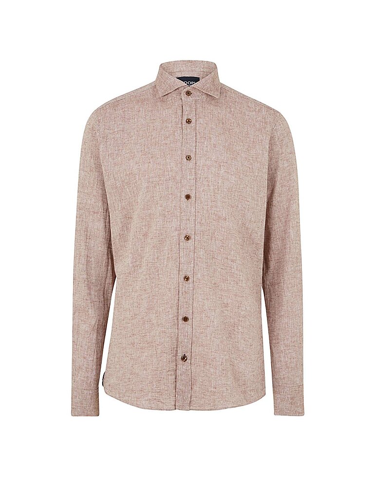 JOOP Leinenhemd Modern Fit Hanjo beige | S