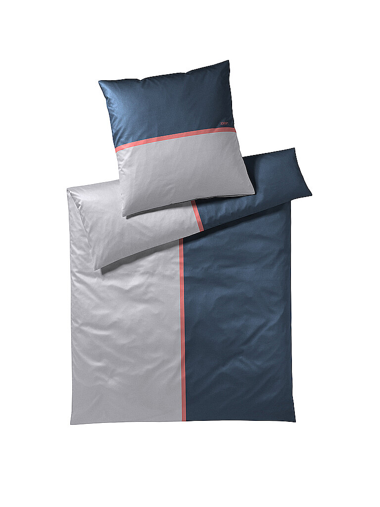 JOOP Satin Bettwäsche Limit 70x90cm/140x200cm Ocean blau