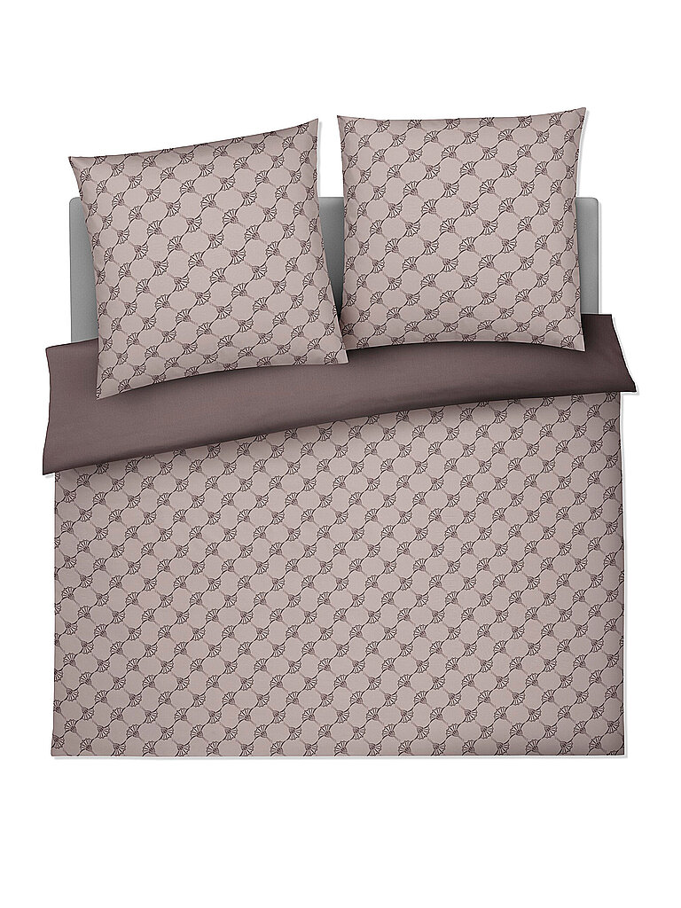 JOOP Satin Bettwäsche 2x 70x90cm/200x200cm CORNFLOWER DOUBLE Grau grau