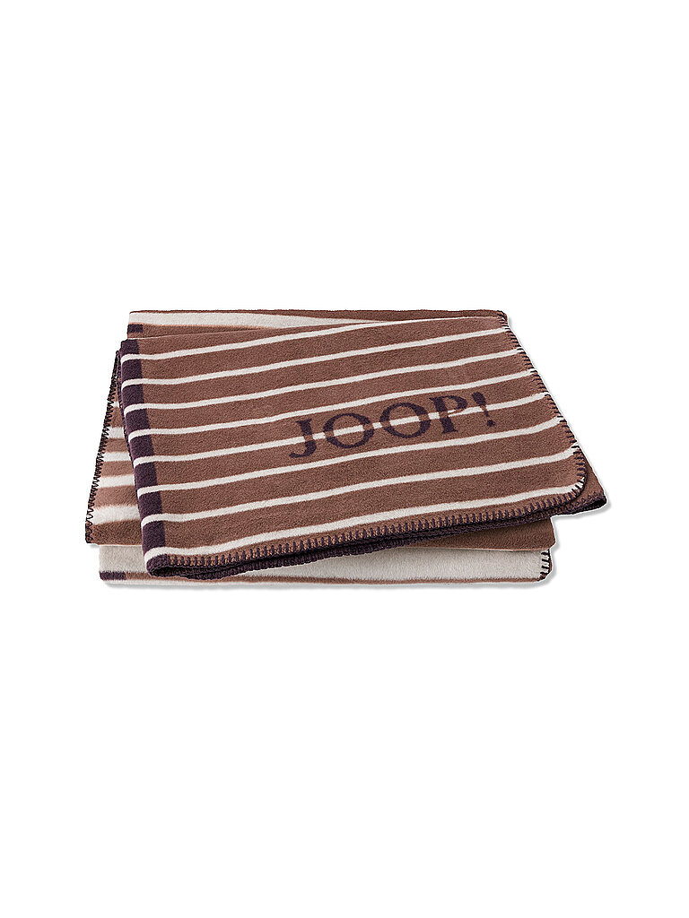 JOOP Wohndecke 150x200cm DIVIDED Karamell camel – Joop